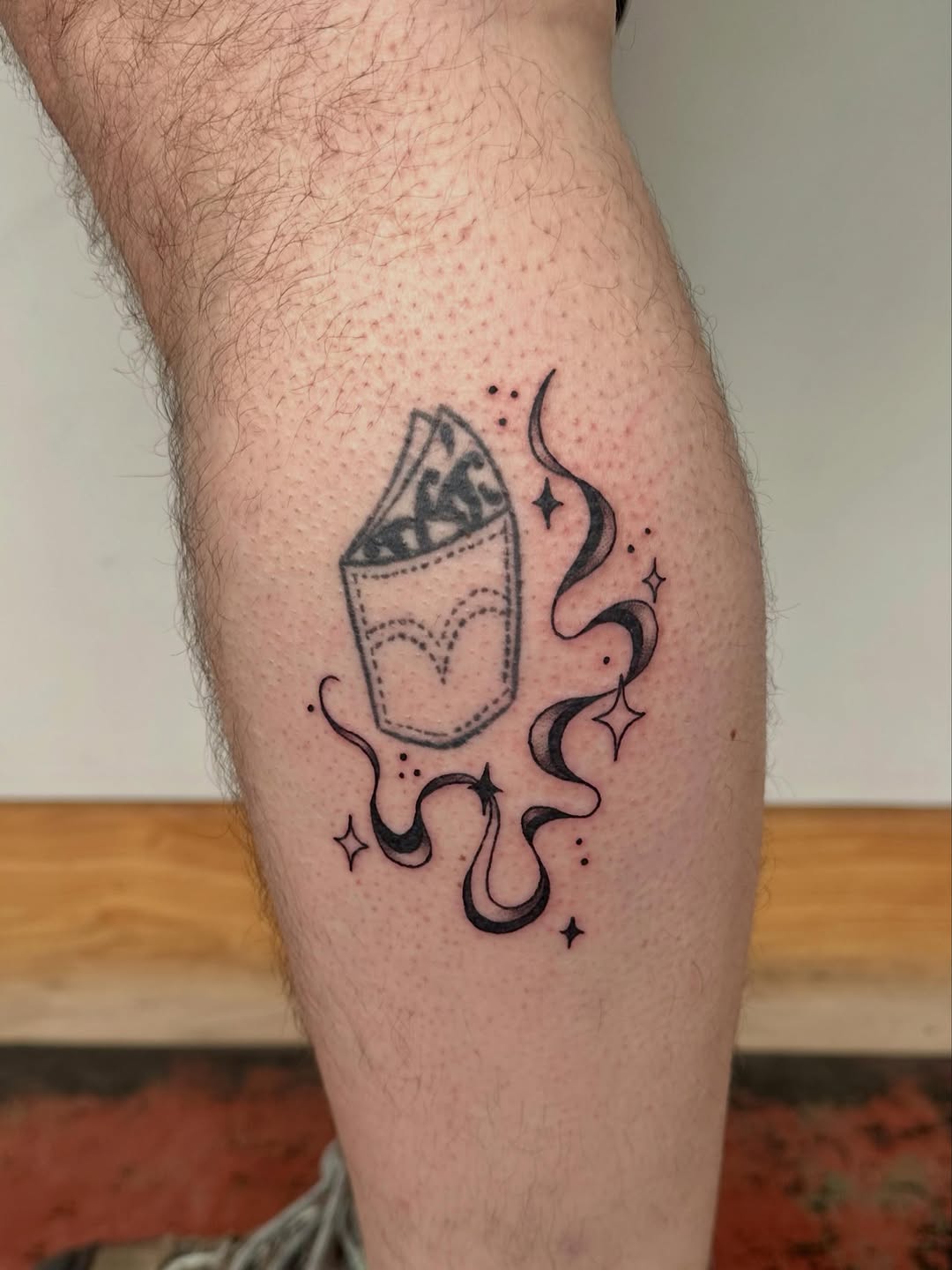 Tattoo by @jadelintattoos — blackwork