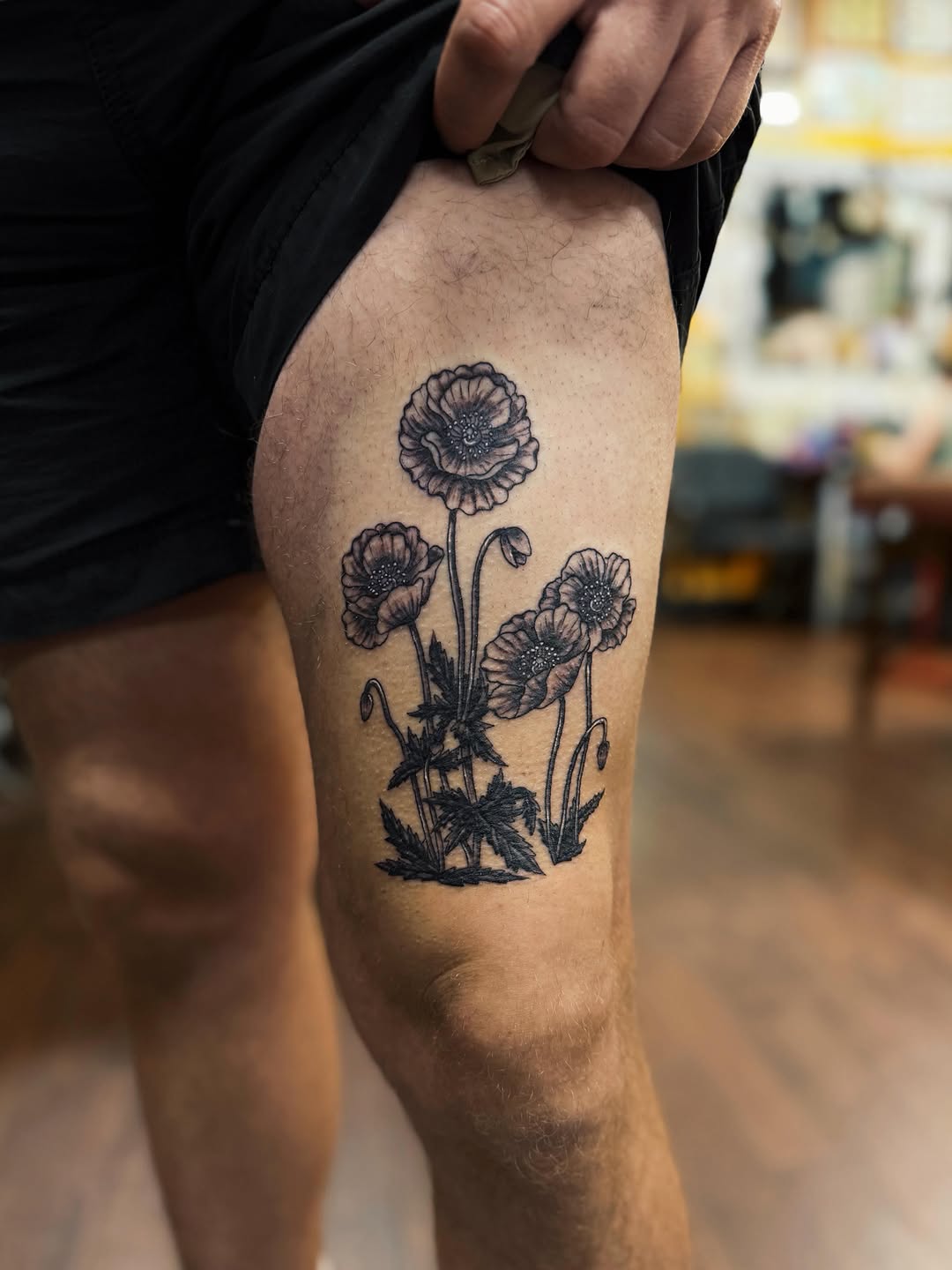 Tattoo by @amandahowtattoo — black_and_grey