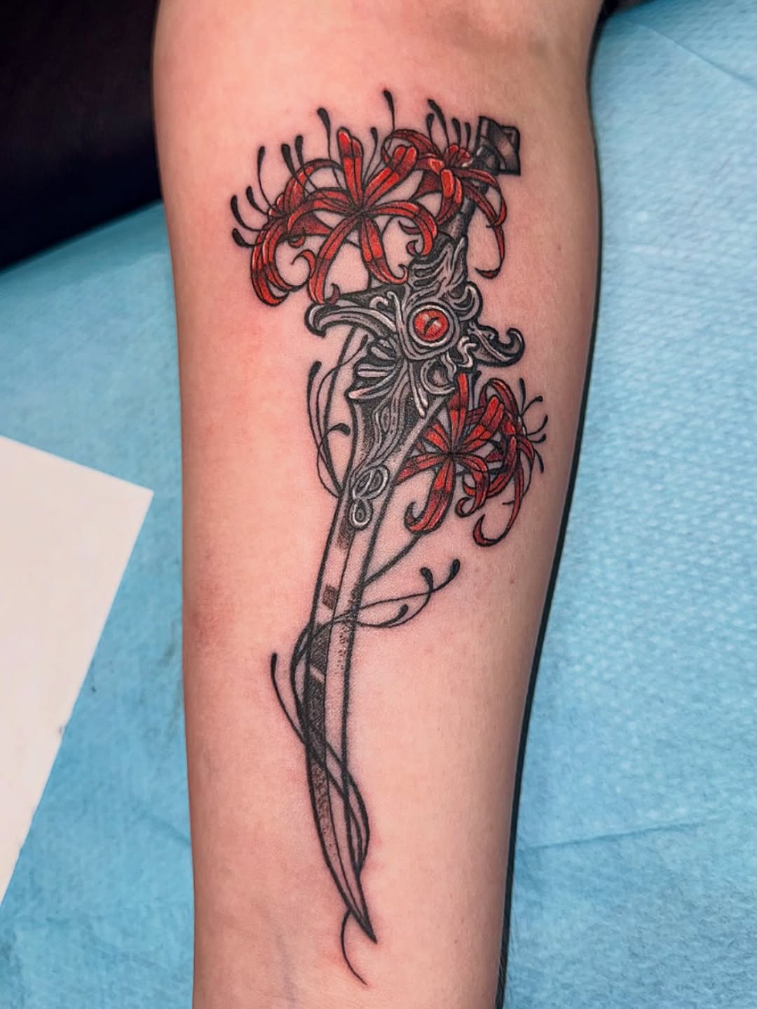 Tattoo by @laurito_tattoo — illustrative, black_and_grey