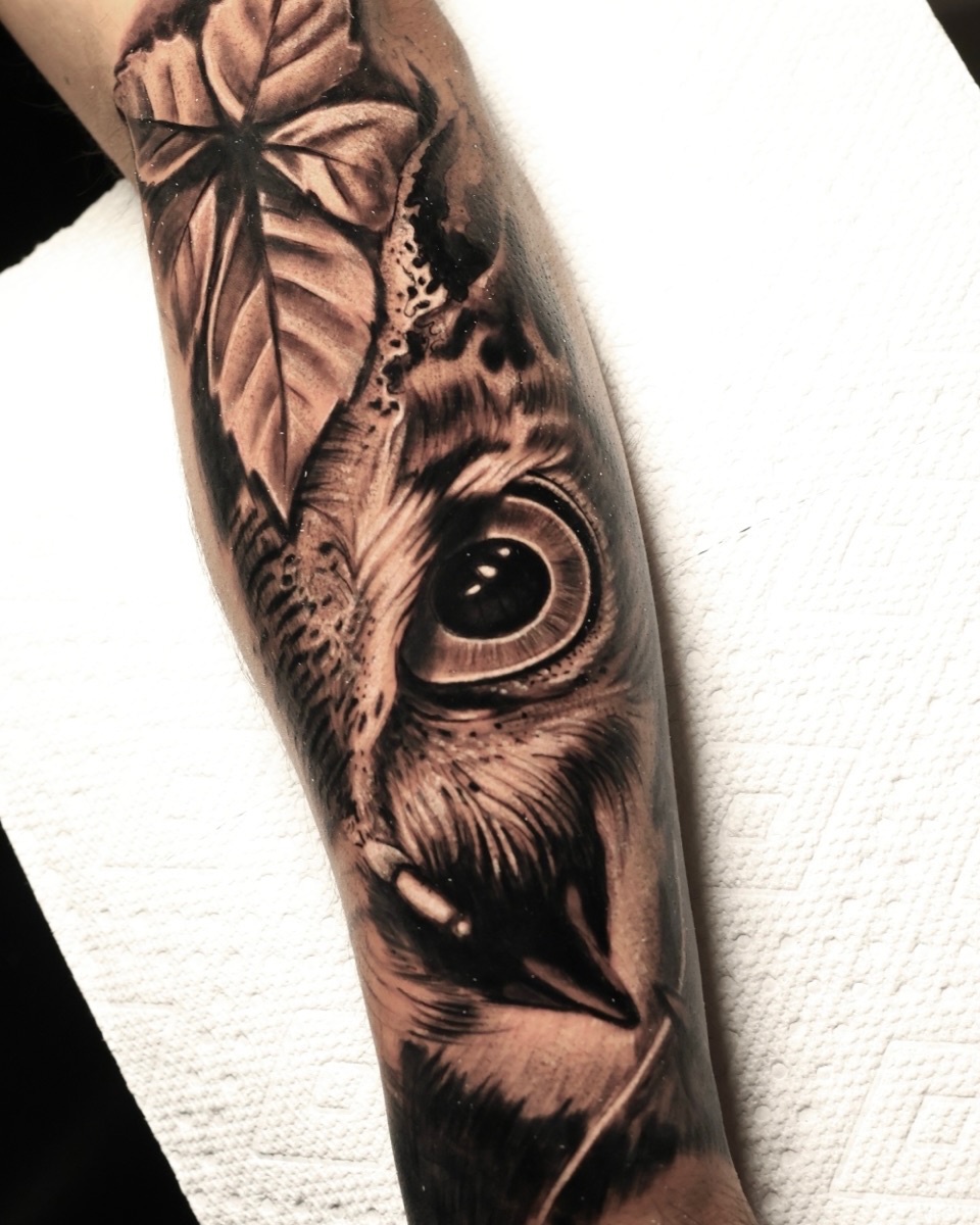 Tattoo by @germanpatino_ink — realism, black_and_grey