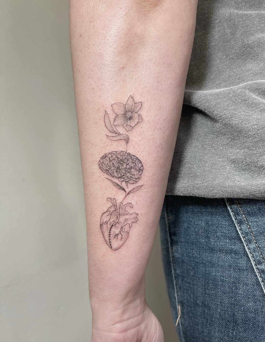 Tattoo by @inked.by_kloey — fine_line, realism