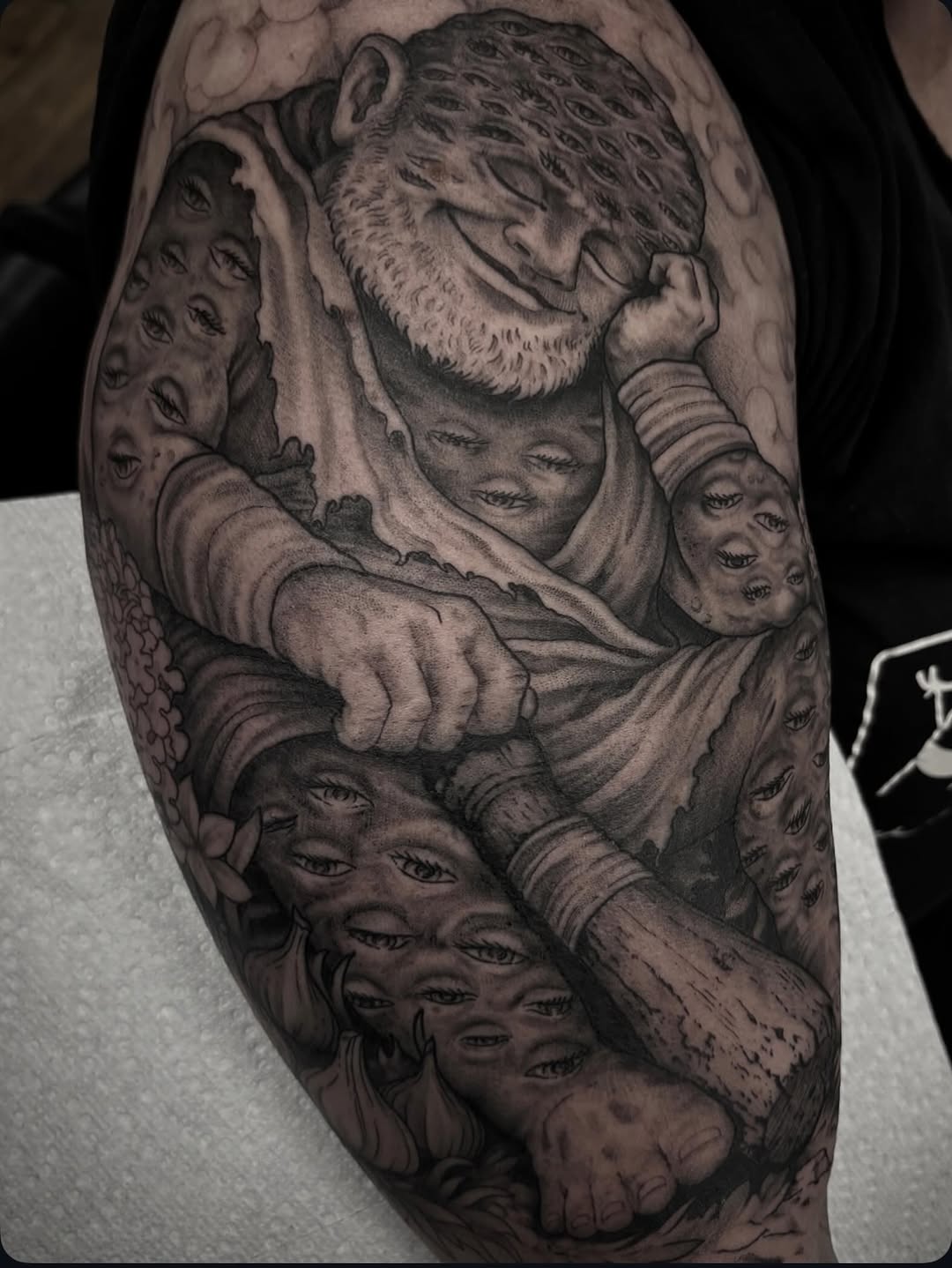 Tattoo by @patmosertattoos — black_and_grey, illustrative