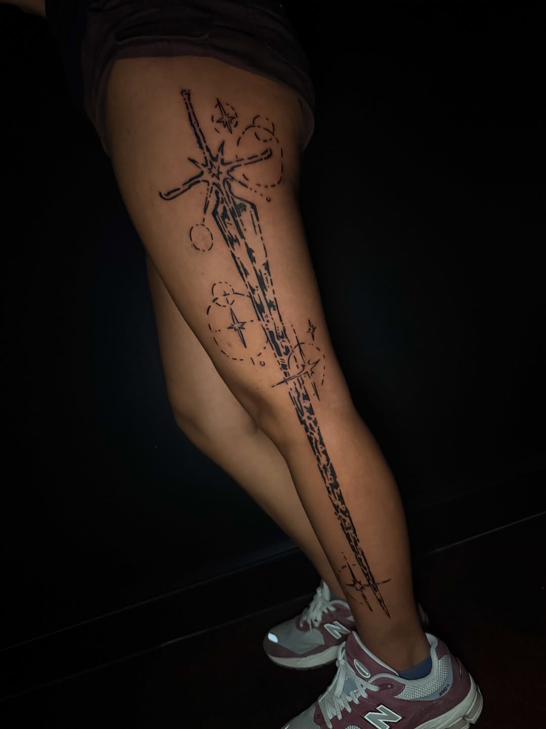 Tattoo by @exploitedtattoos — blackwork