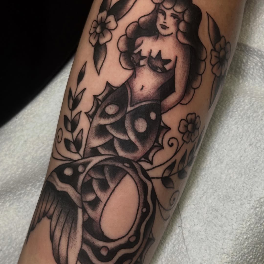 Tattoo by @uhmuh β american_traditional, black_and_grey