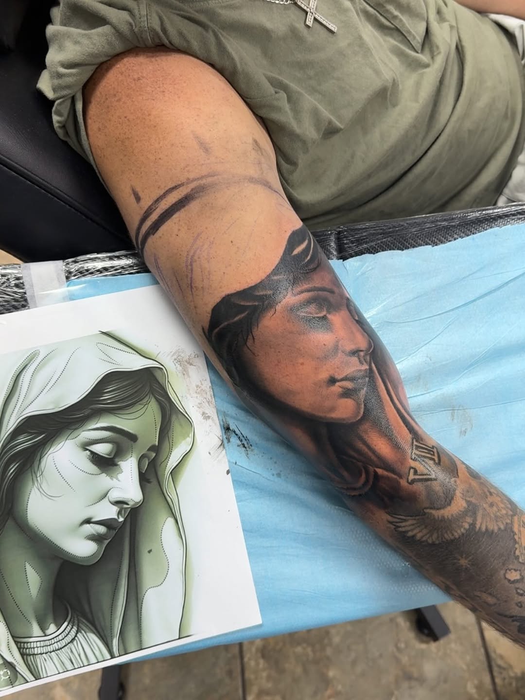 Tattoo by @bretts.ink โ realism, black_and_grey