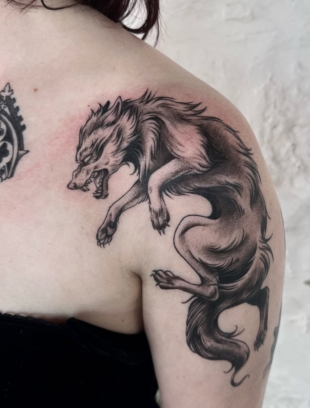 Tattoo by @ornatebones β black_and_grey