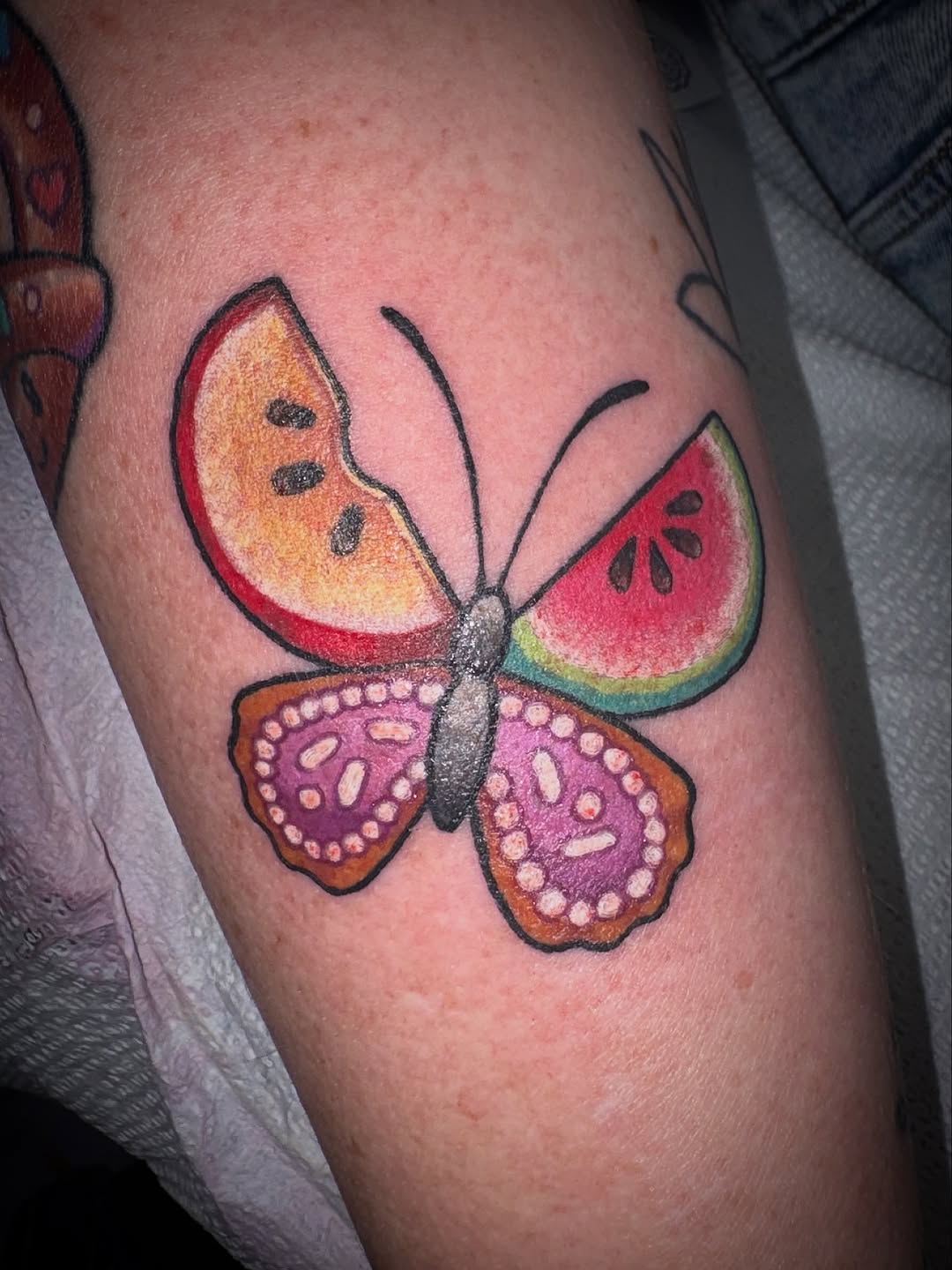 Tattoo by @tyyger.style — illustrative, new_school