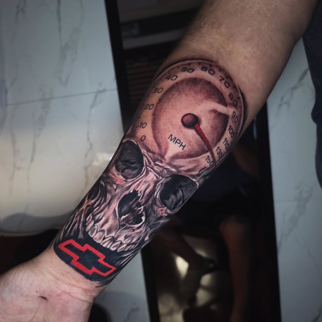 Tattoo by @giron21_tattoo — realism, black_and_grey