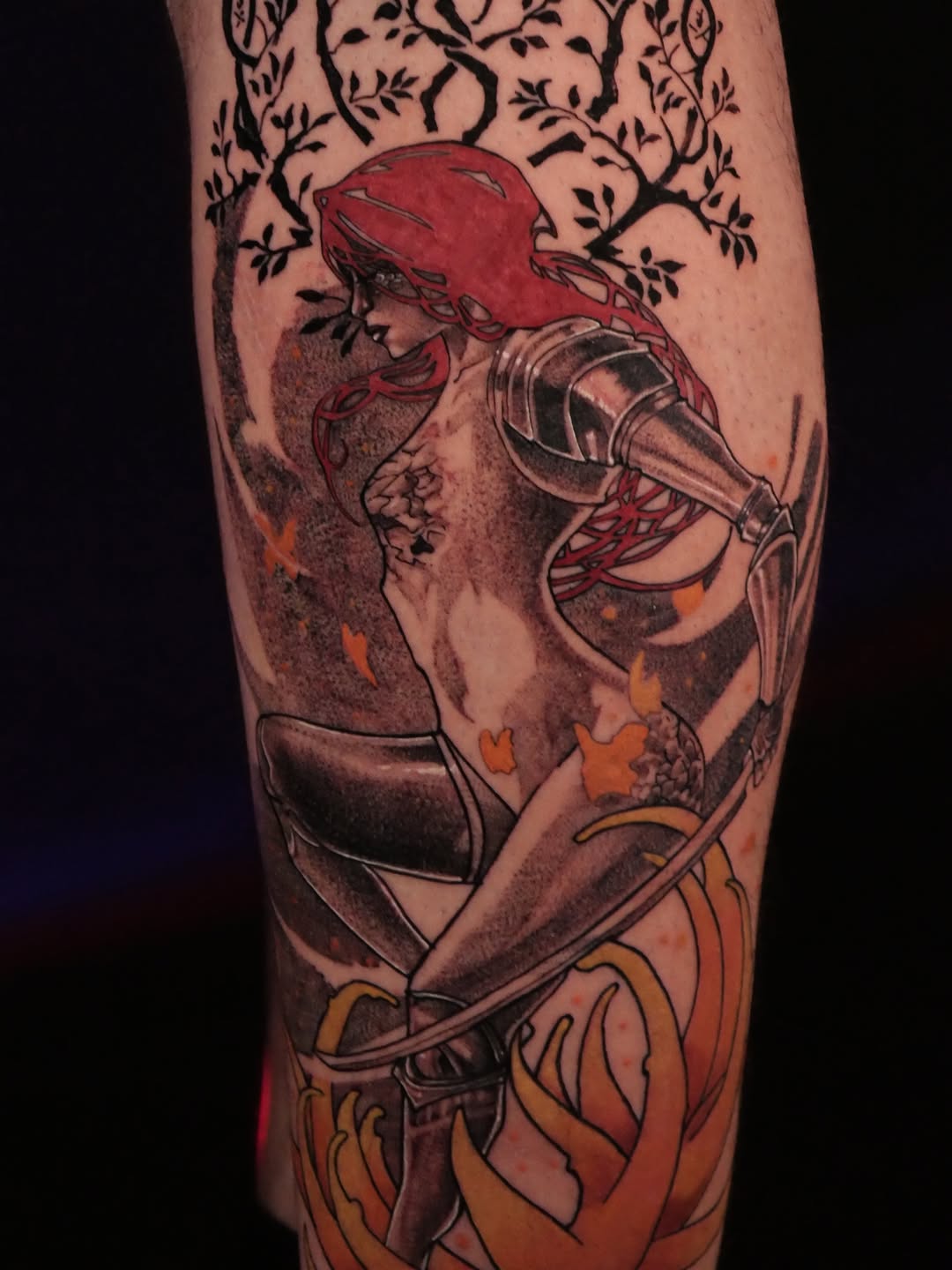 Tattoo by @eclipsedscarletart — dark_realism