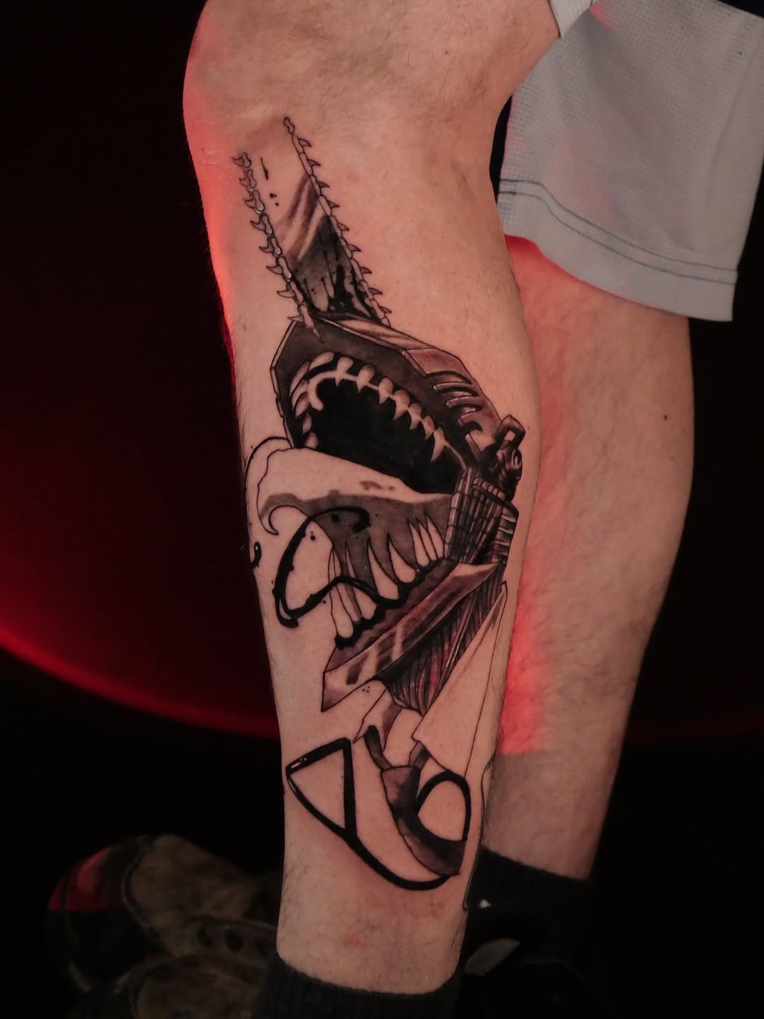 Tattoo by @eclipsedscarletart — blackwork