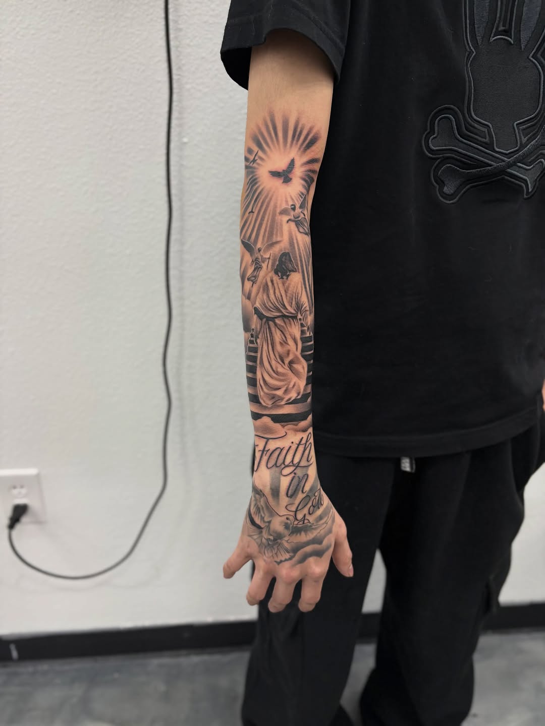 Tattoo by @tattedbydevin โ black_and_grey, realism