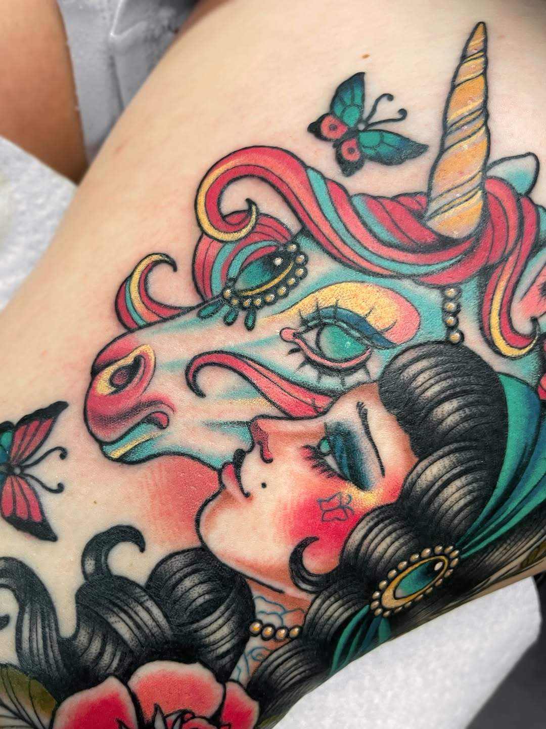 Tattoo by @anabellmorotattoos — neo_traditional, realism