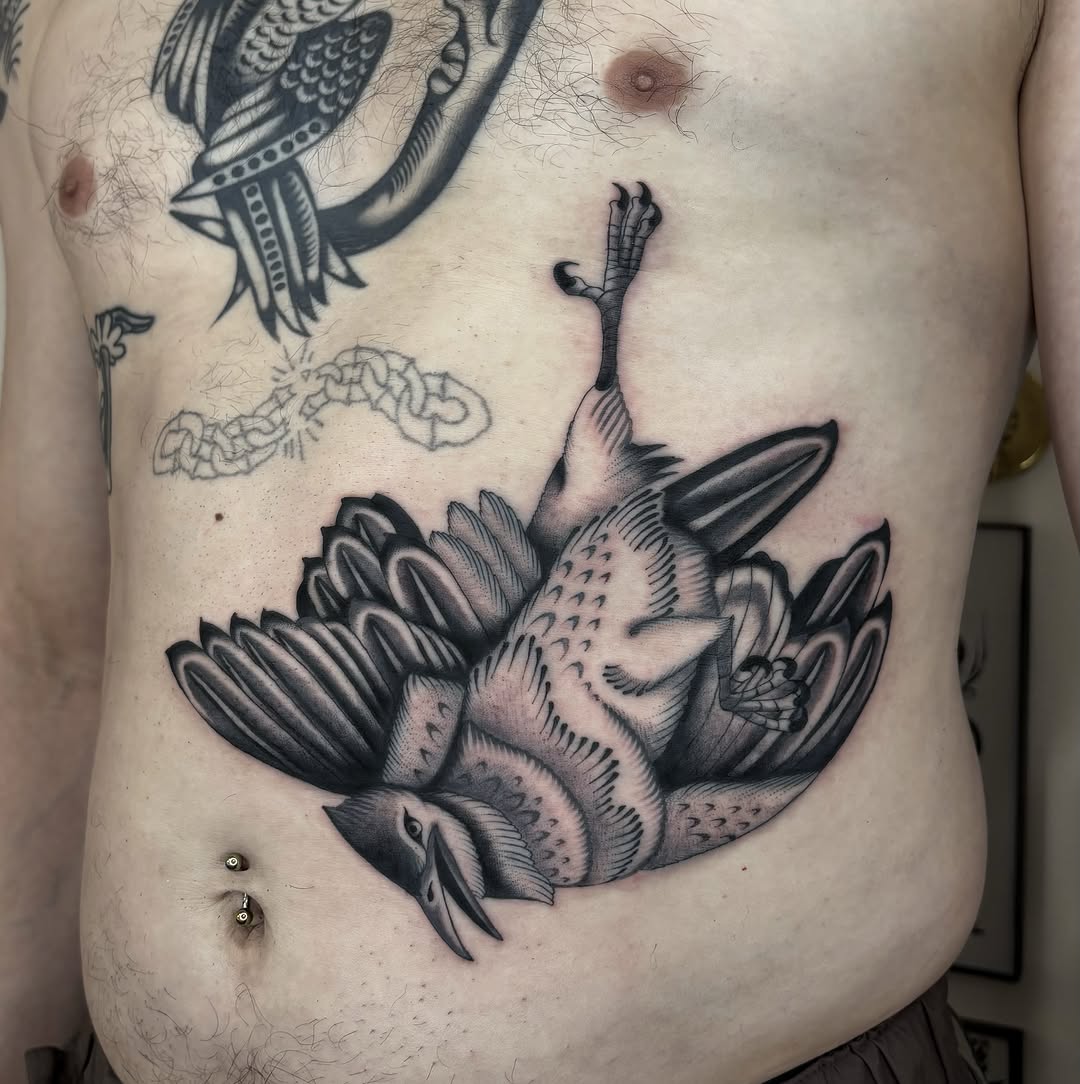 Tattoo by @evan.adtt — black_and_grey, realism