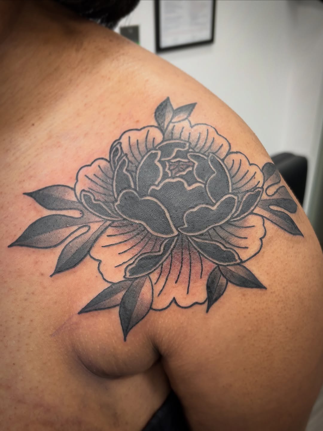 Tattoo by @tyyger.style — black_and_grey, illustrative