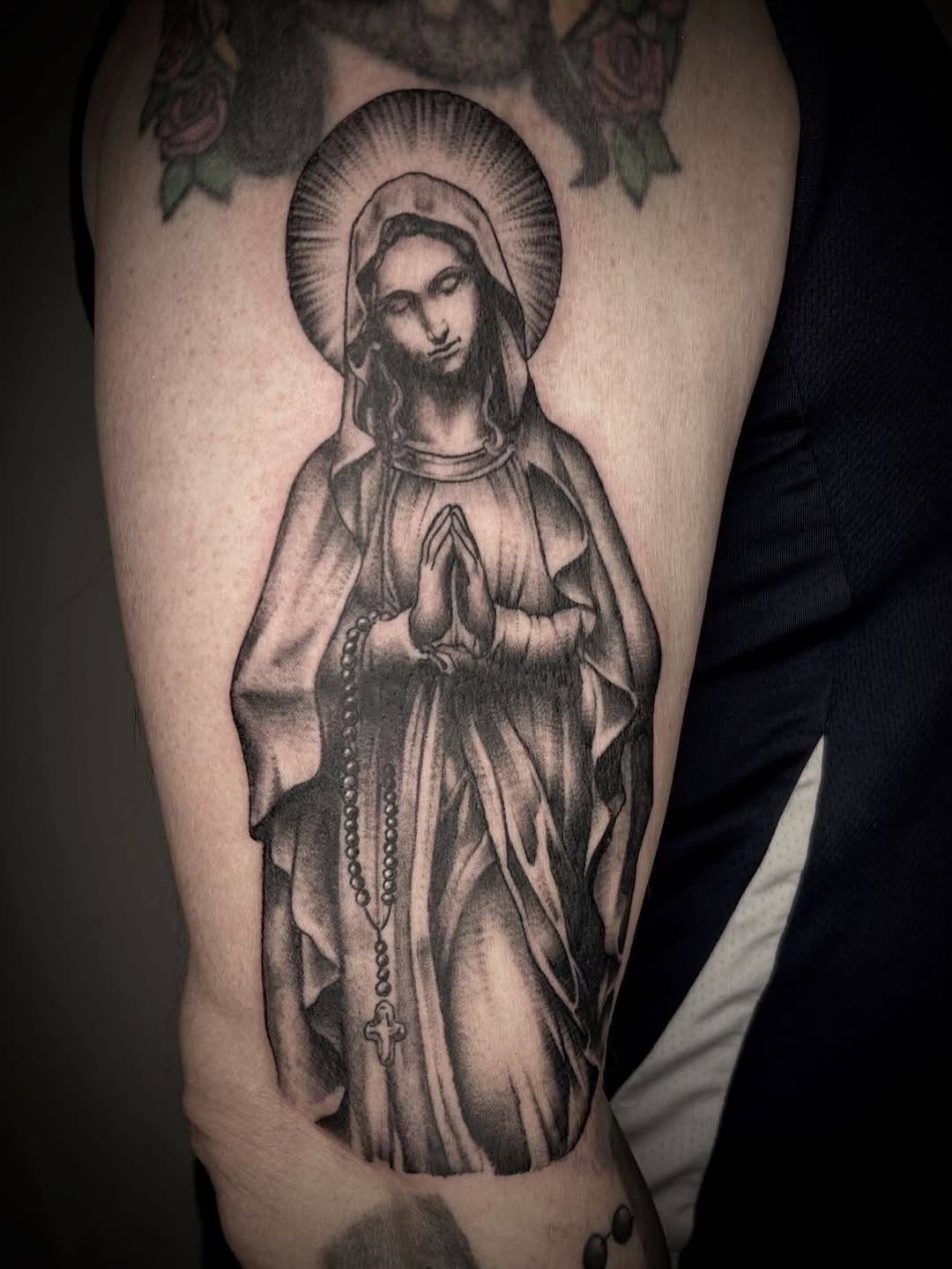 Tattoo by @austincpratttattoo — black_and_grey, realism
