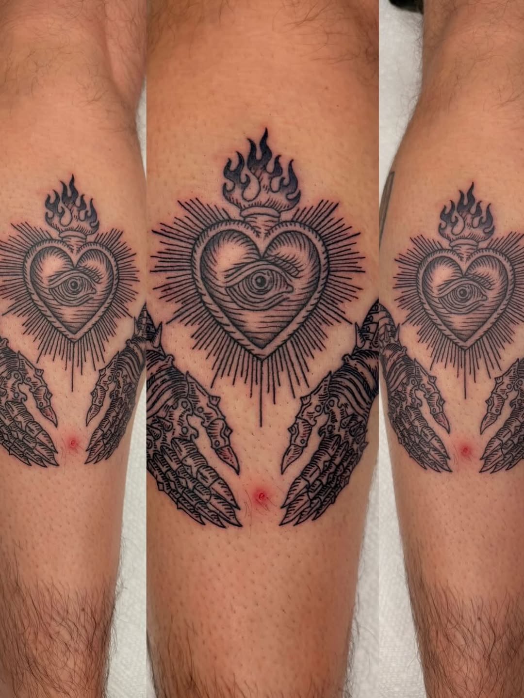 Tattoo by @austincpratttattoo — black_and_grey, chicano