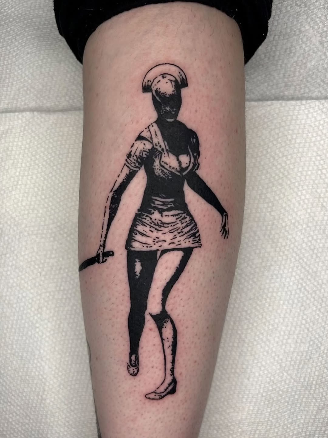 Tattoo by @austincpratttattoo — blackwork