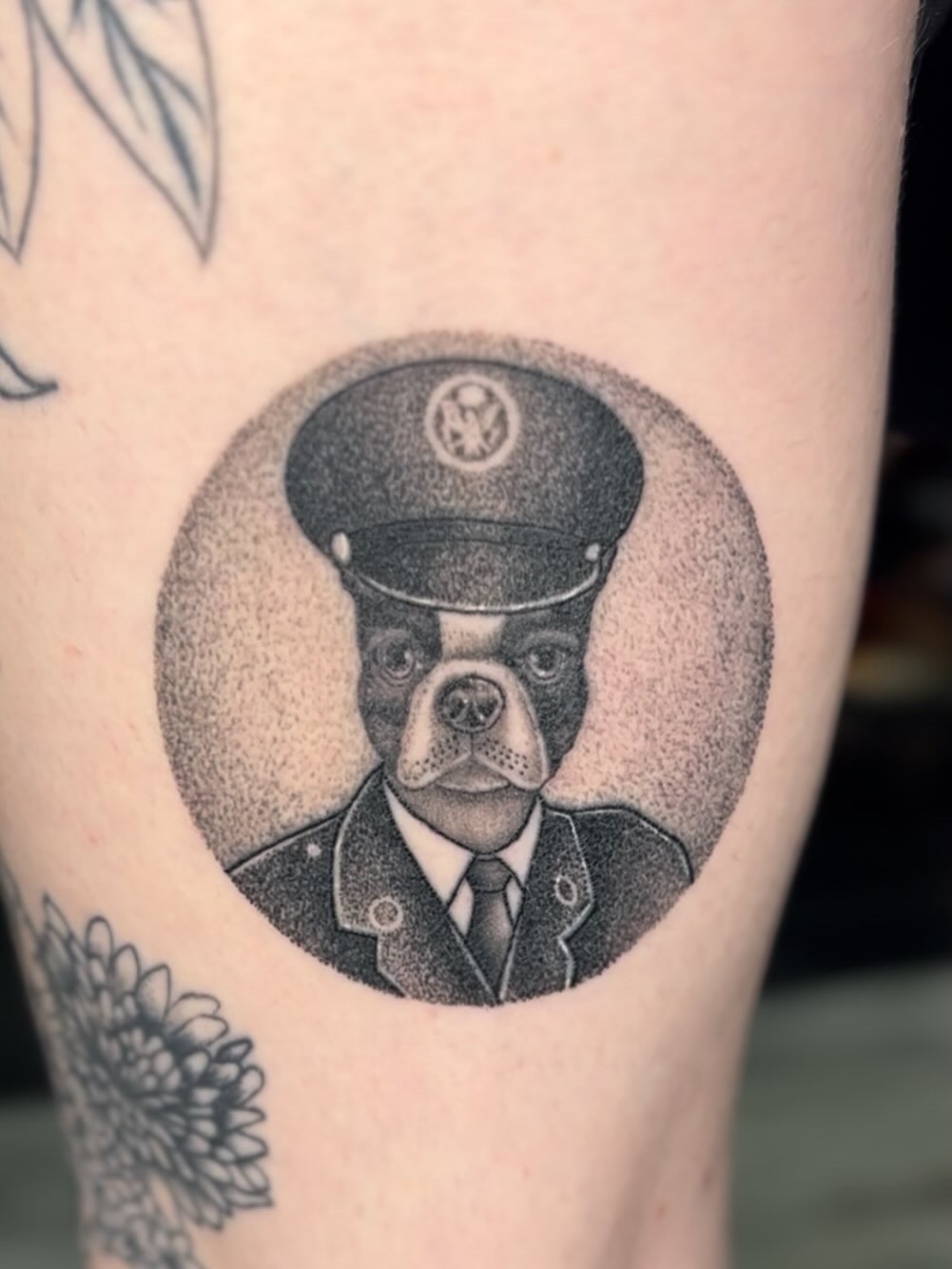 Tattoo by @austincpratttattoo — realism, dotwork