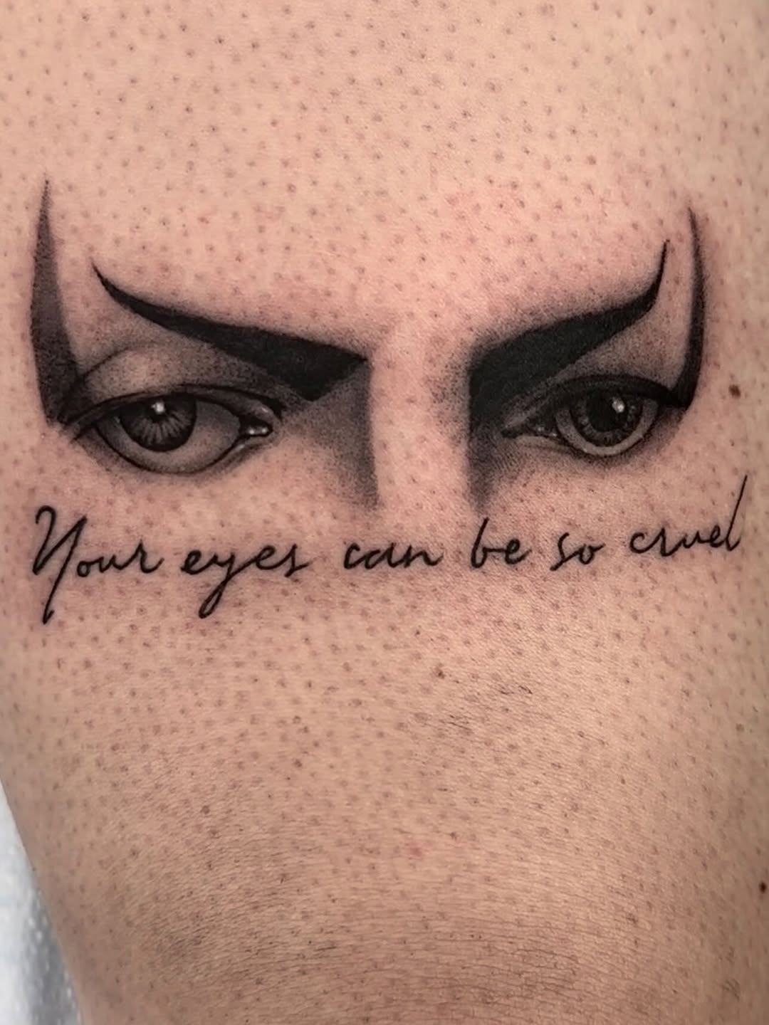 Tattoo by @austincpratttattoo — realism, lettering_script
