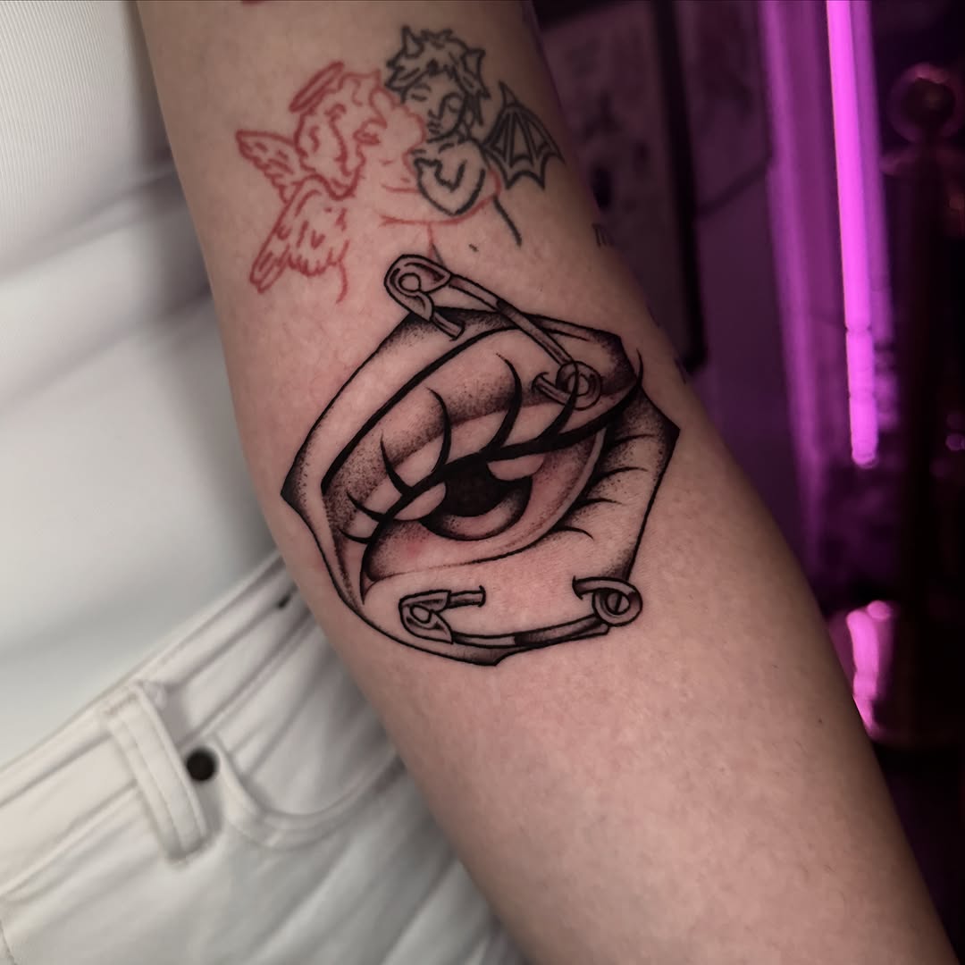 Tattoo by @wolfhazel — chicano, black_and_grey