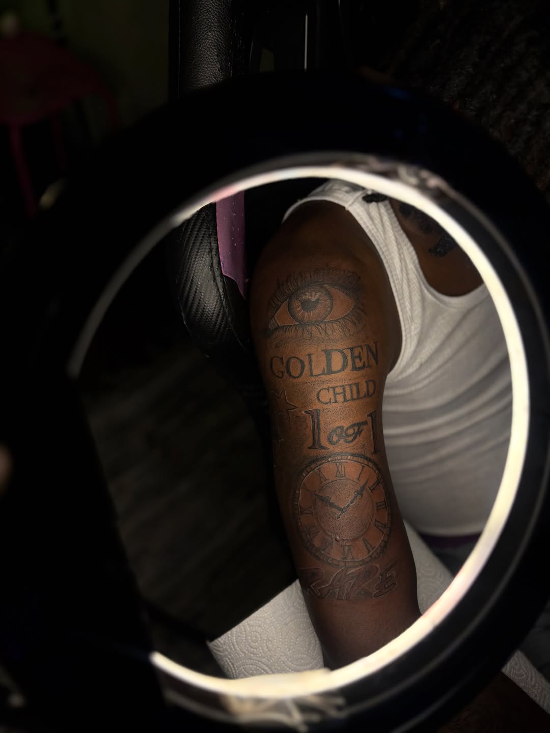 Tattoo by @tattzbywinter — black_and_grey, lettering_script