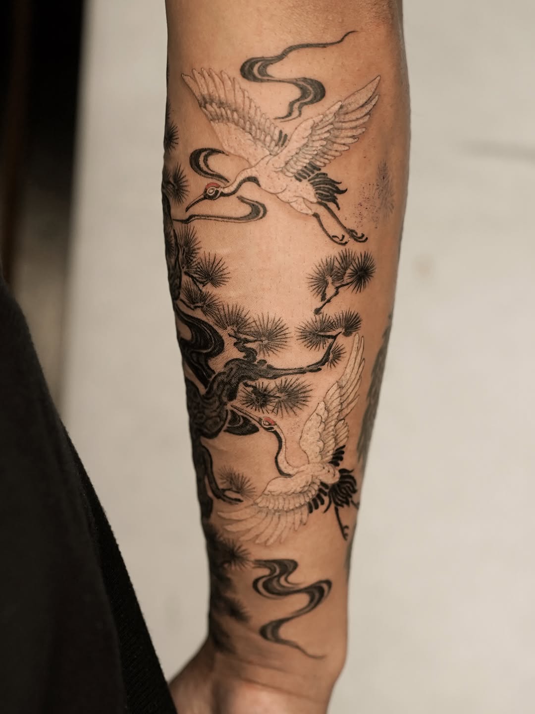 Tattoo by @think_tatt — japanese_irezumi, black_and_grey