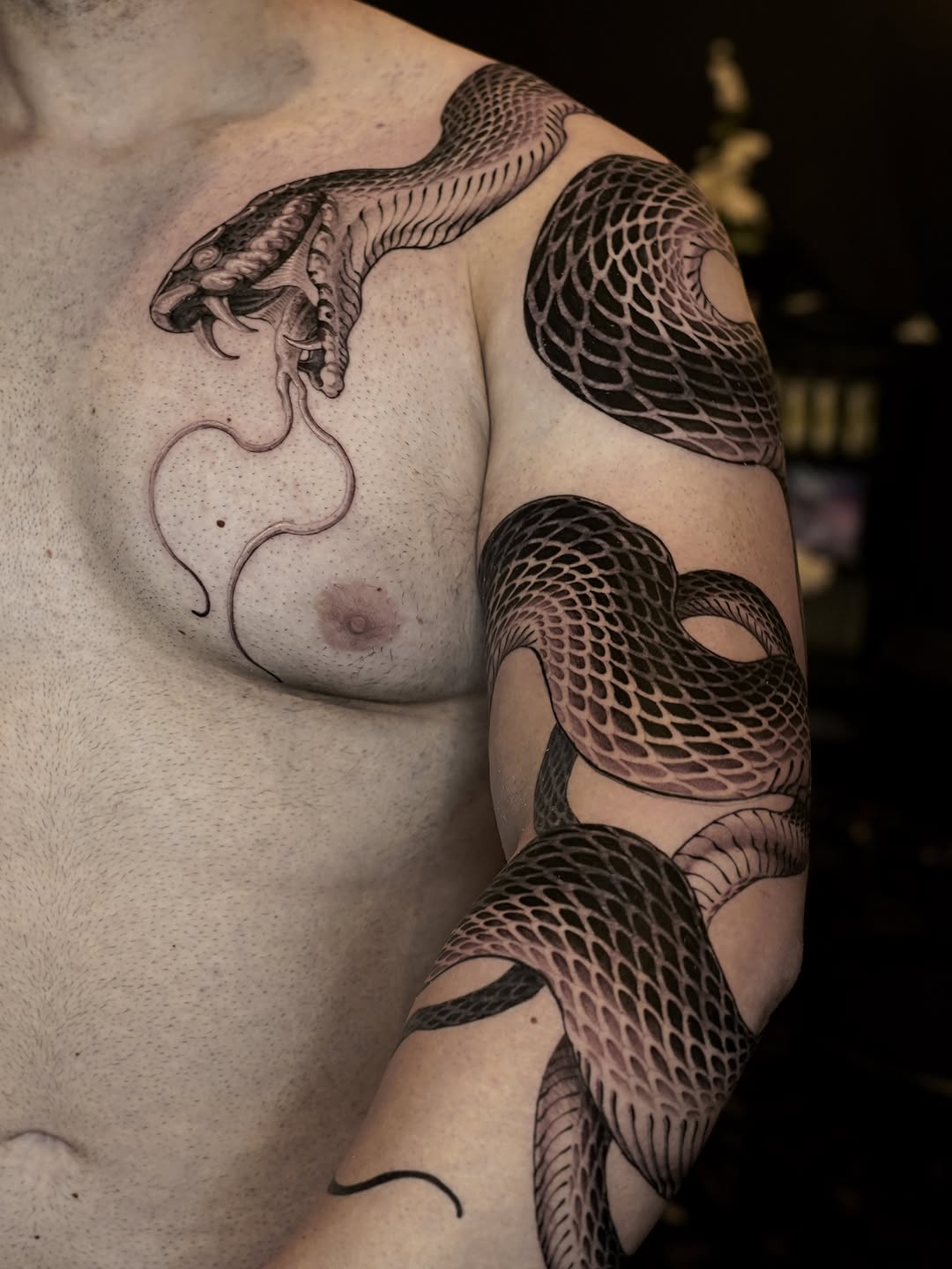 Tattoo by @think_tatt — realism, black_and_grey