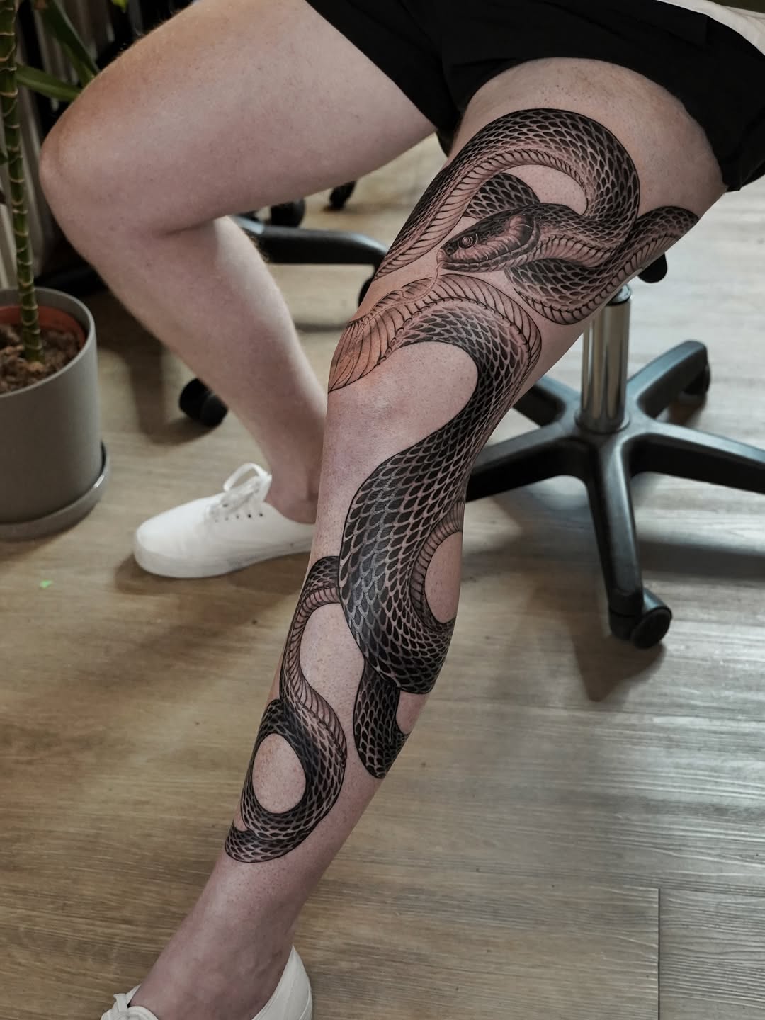 Tattoo by @think_tatt — realism, black_and_grey