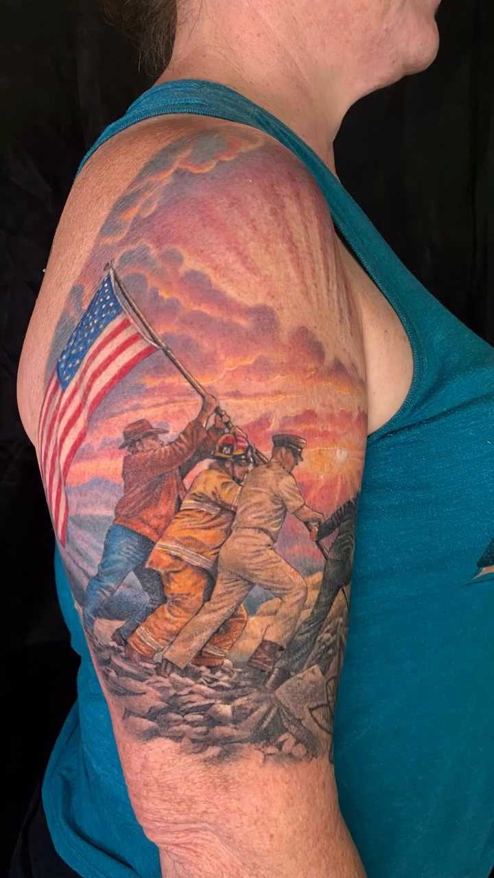 Tattoo by @thegood.d.artworks — realism, black_and_grey