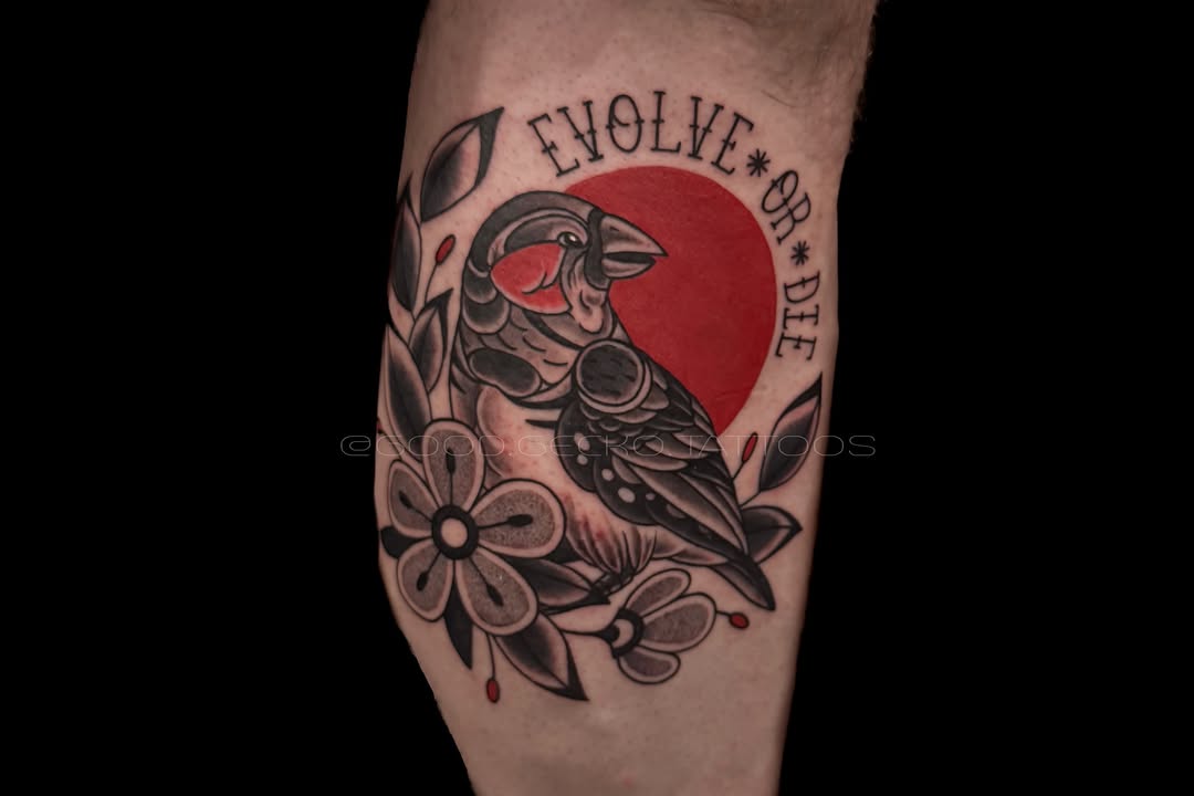 Tattoo by @good.gecko.tattoos — american_traditional, lettering_script