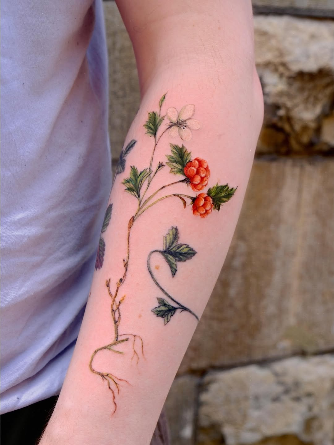 Tattoo by @shishkina_art โ realism, fine_line