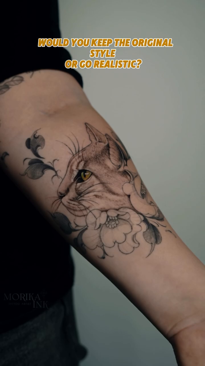 Tattoo by @morika.ink — realism, black_and_grey