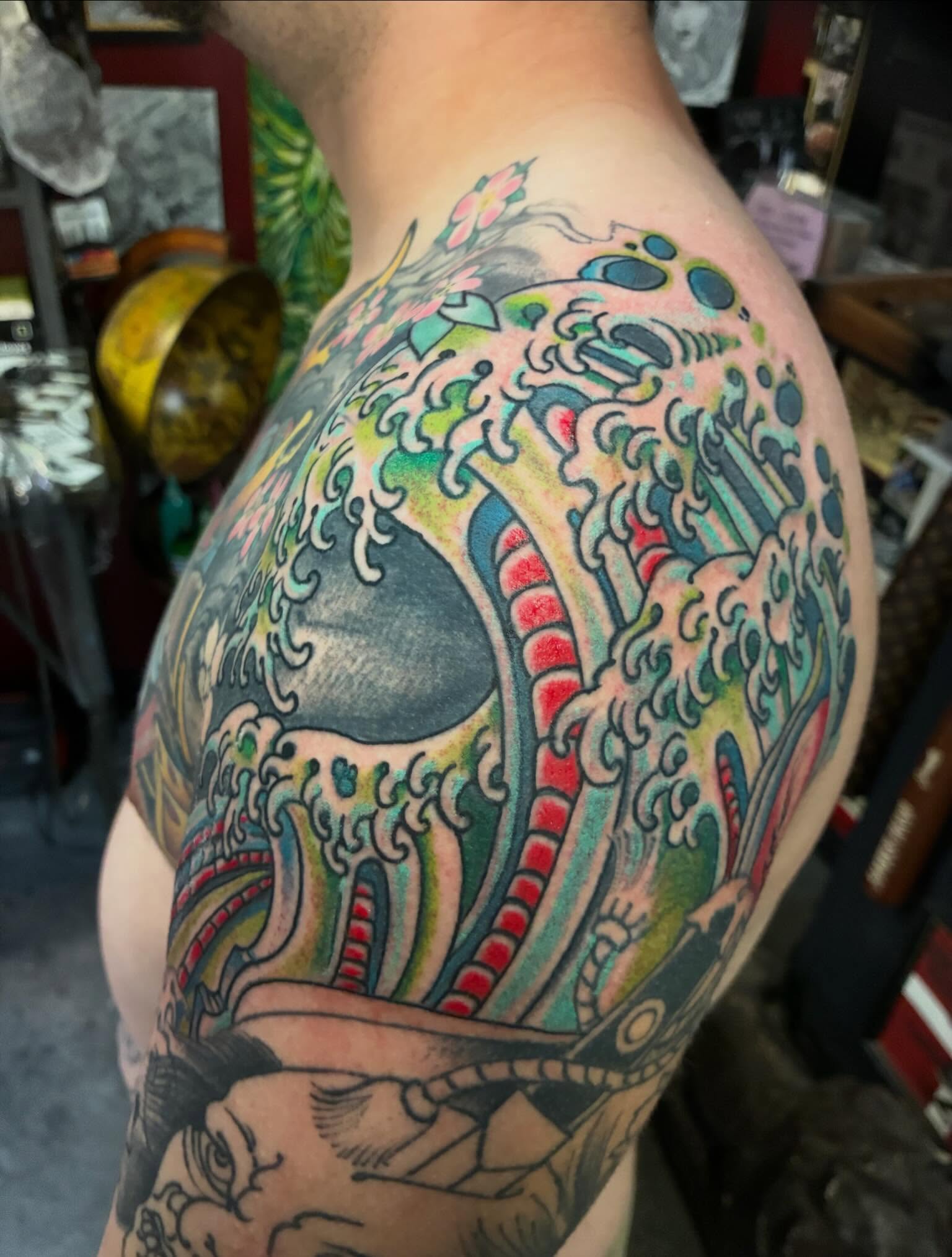 Tattoo by @joeyknucklestattoo — japanese_irezumi