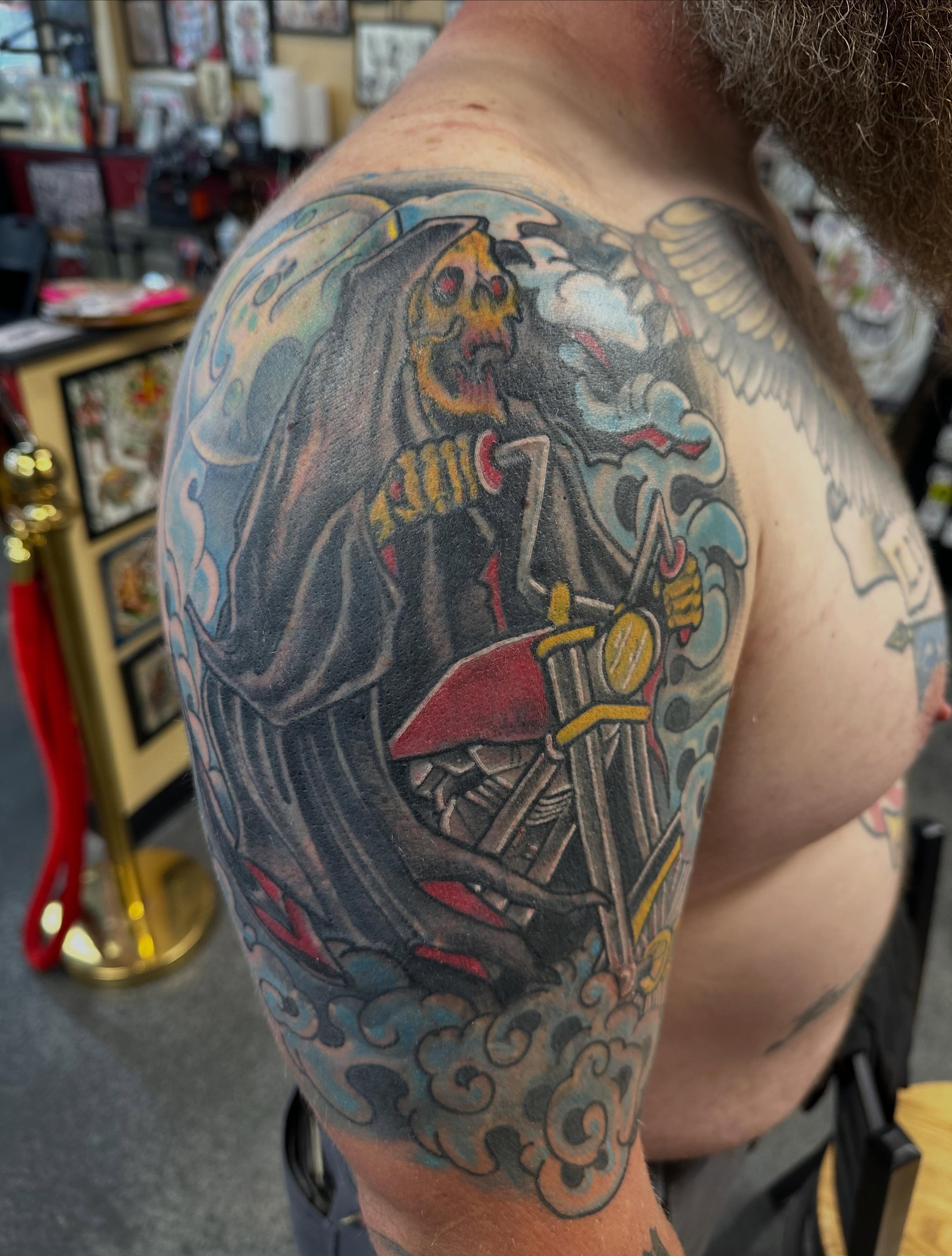 Tattoo by @joeyknucklestattoo — american_traditional