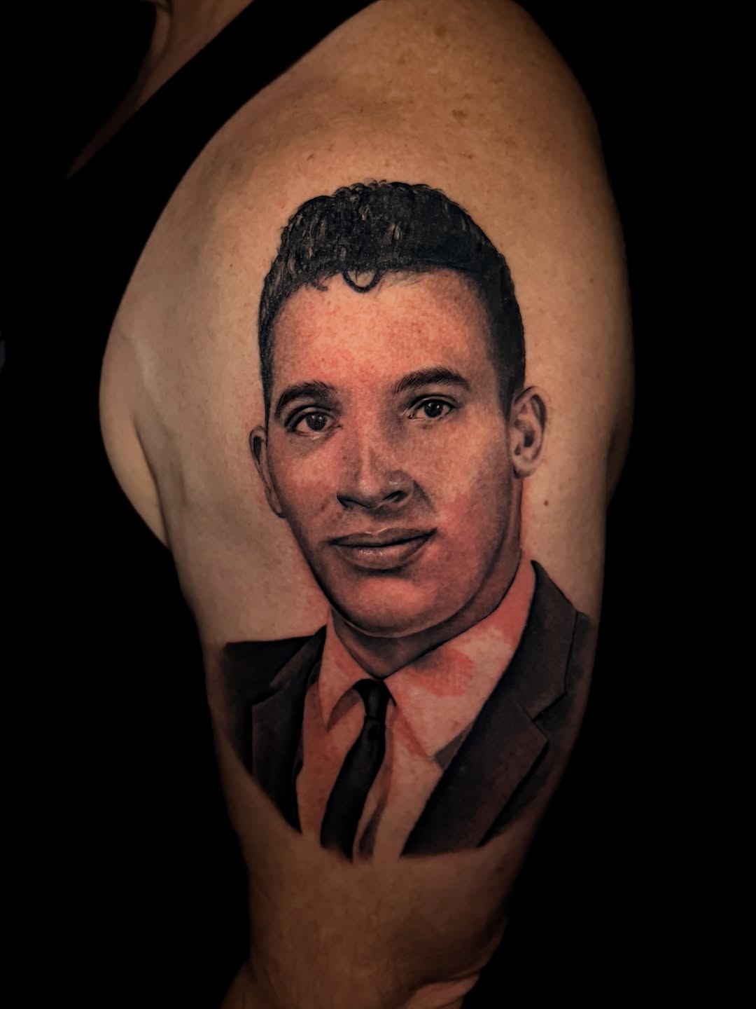 Tattoo by @xtina.inks — realism, black_and_grey