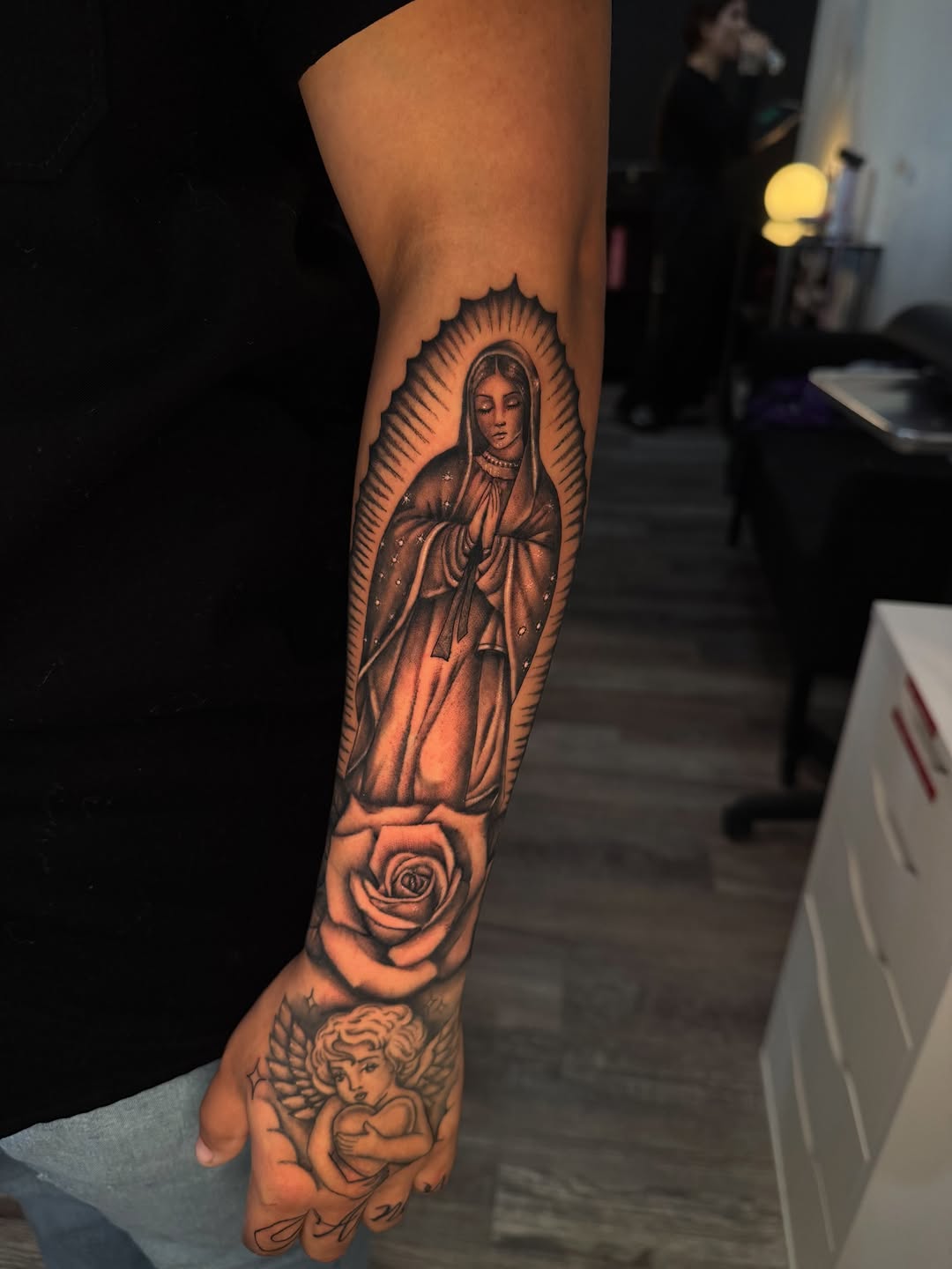 Tattoo by @natts__tats — black_and_grey, realism