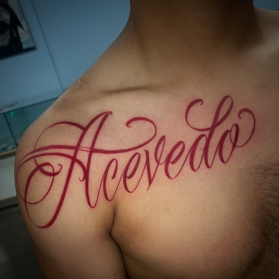 Tattoo by @ta2ese — lettering_script, fine_line