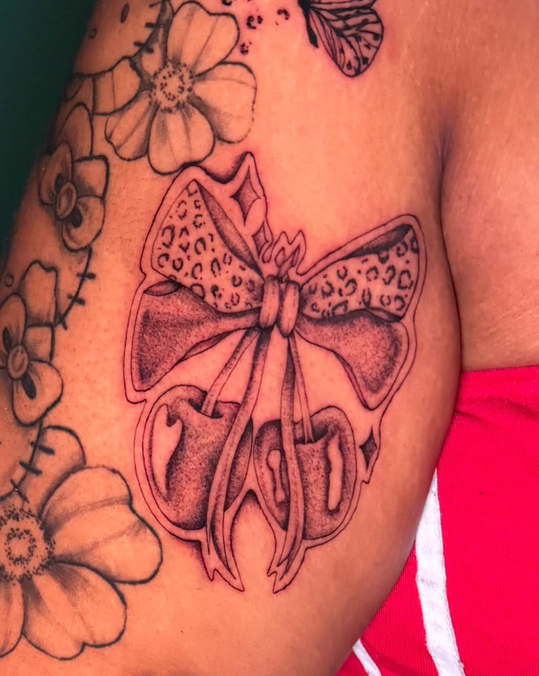 Tattoo by @pandora.inkk — illustrative, black_and_grey