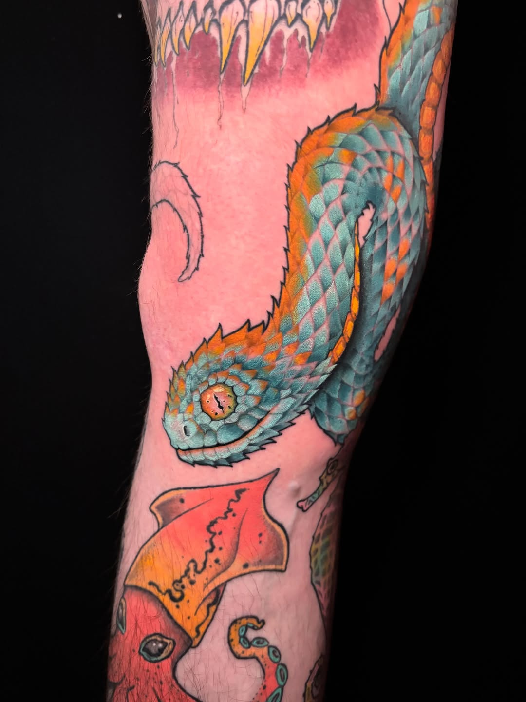Tattoo by @snakesandseaweed β new_school