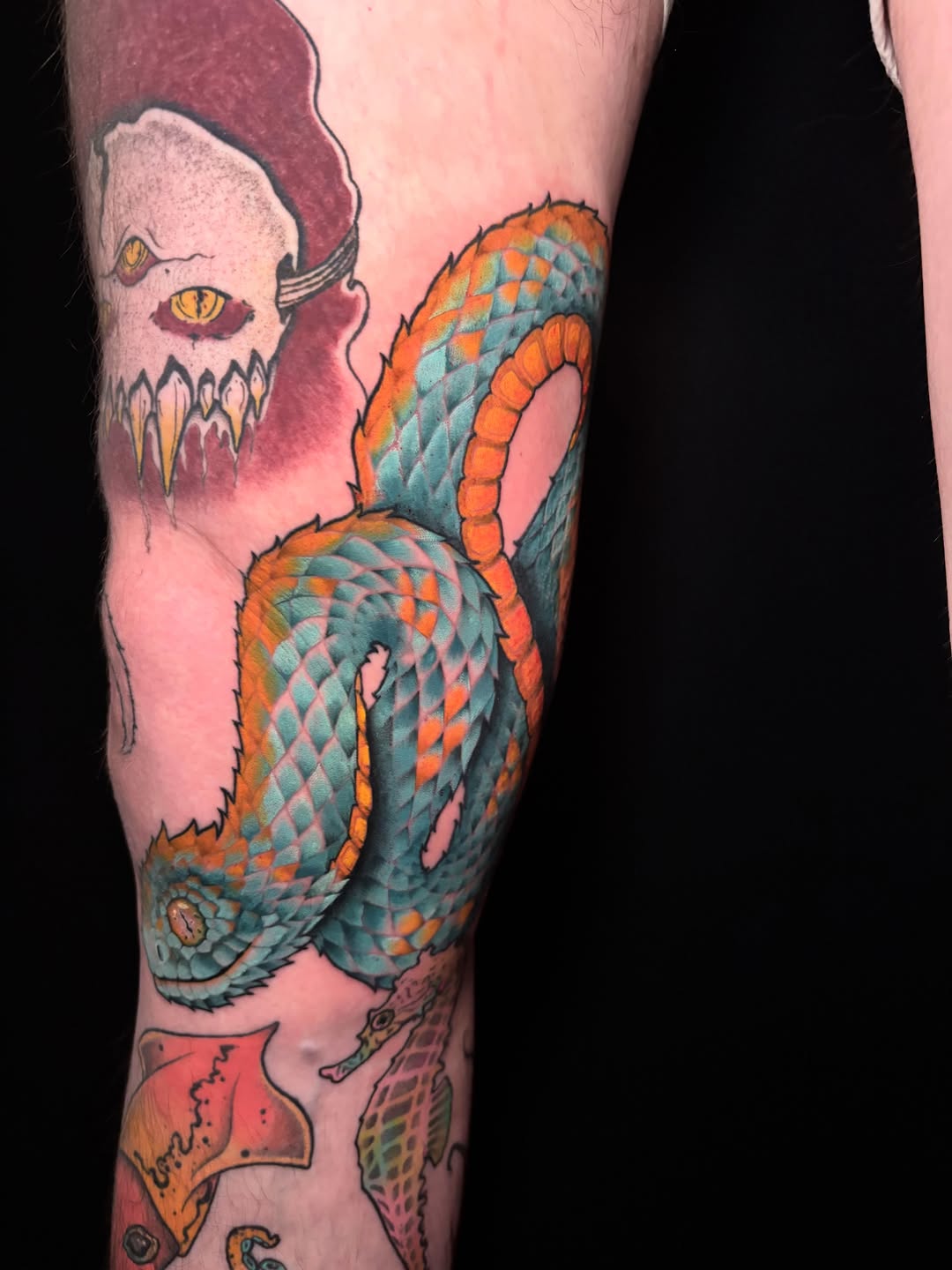 Tattoo by @snakesandseaweed β neo_traditional