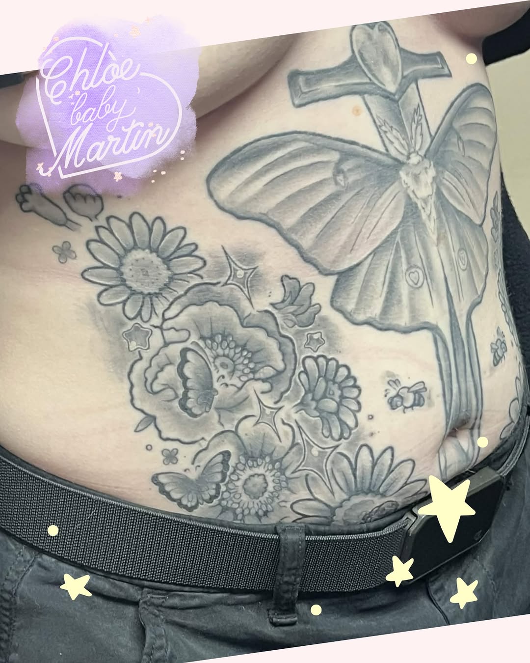 Tattoo by @stillhereclub — black_and_grey