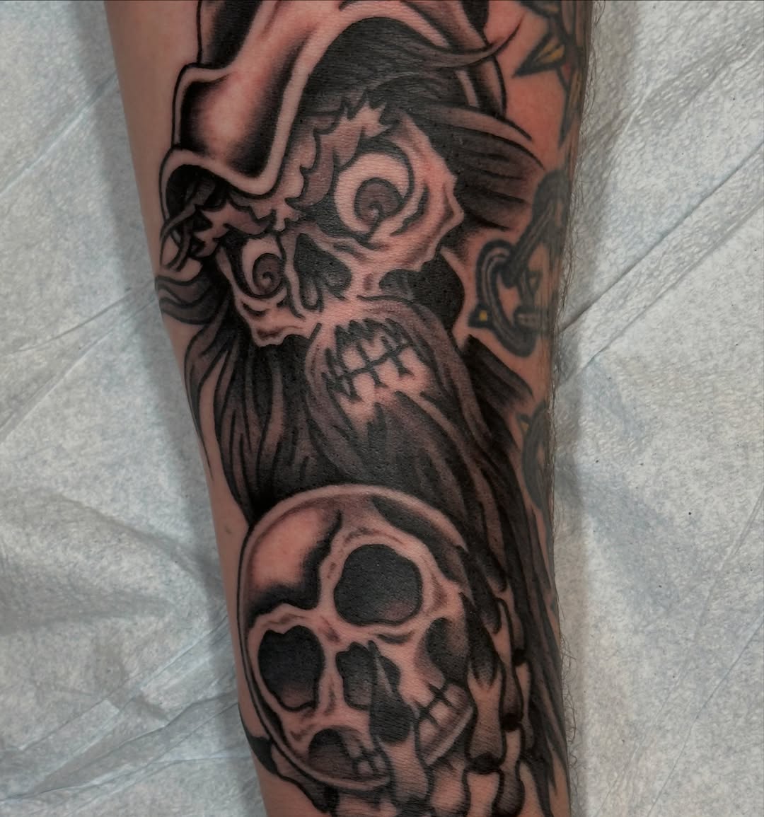 Tattoo by @bails.tattooer โ black_and_grey, dark_realism
