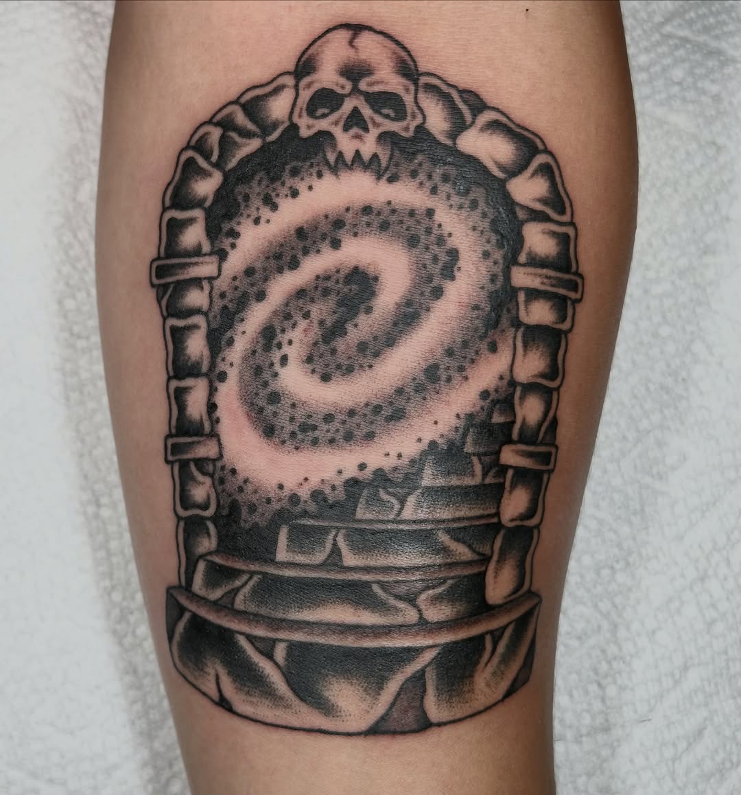 Tattoo by @bails.tattooer โ black_and_grey, dark_realism