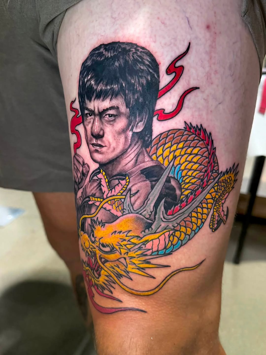 Tattoo by @coreybaileyart — realism, japanese_irezumi