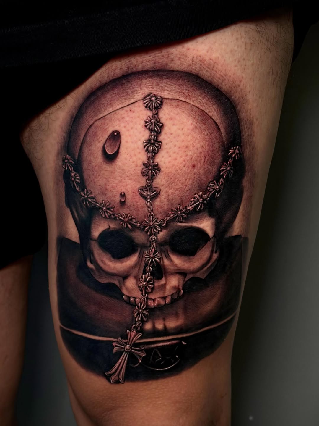 Tattoo by @ocks_tattoos β realism, black_and_grey