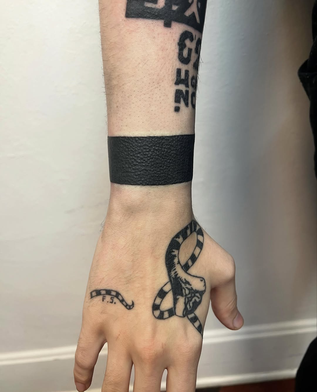 Tattoo by @amberrose.tattoos — blackwork
