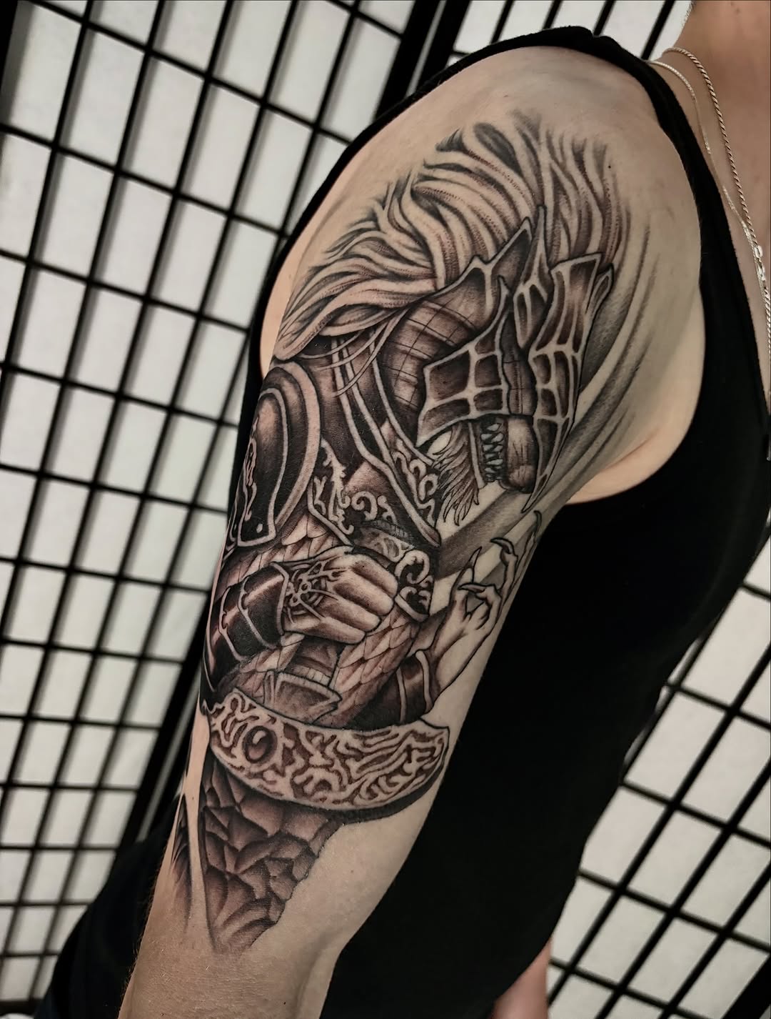 Tattoo by @corn.on.the.jacob — realism, black_and_grey