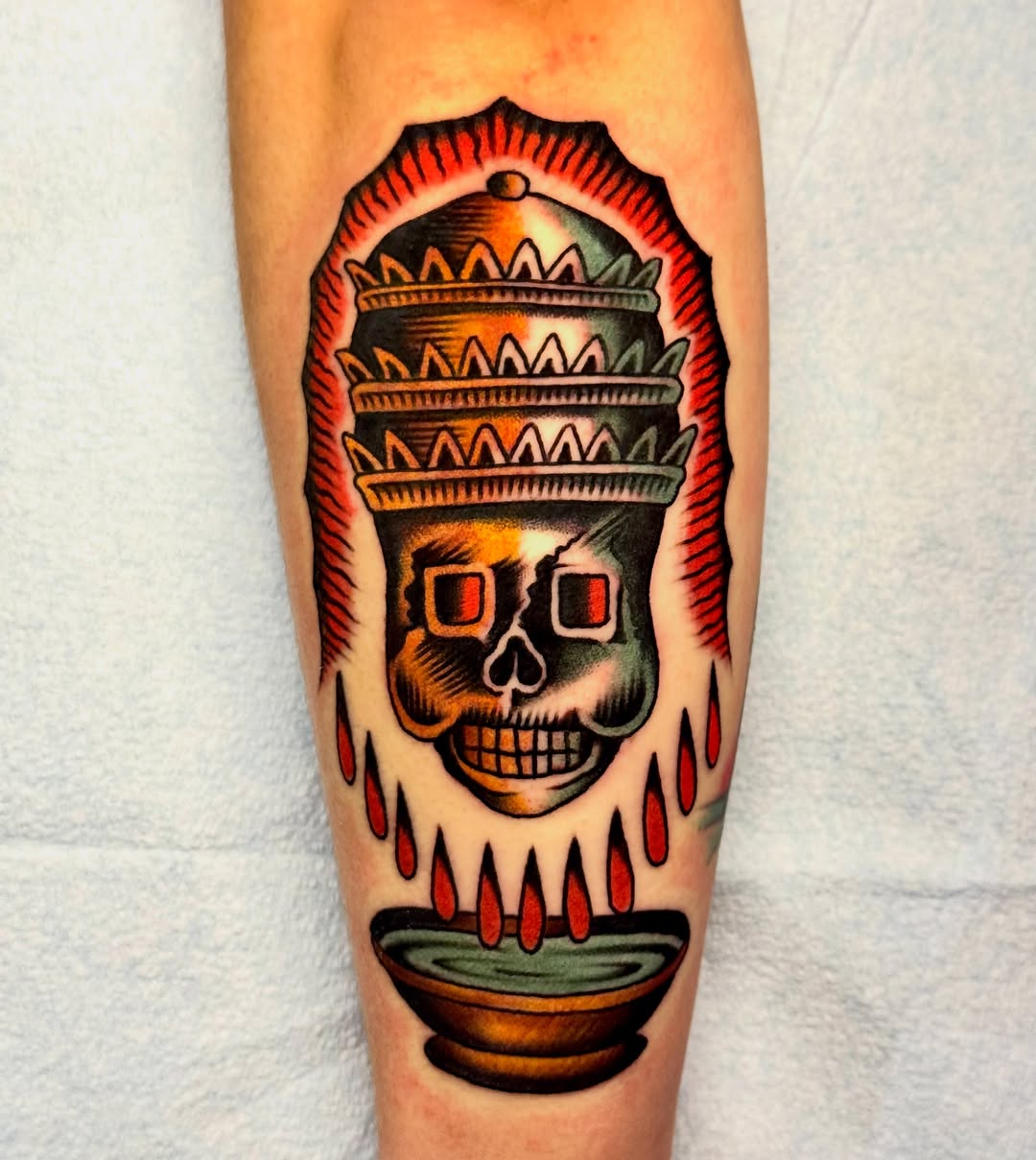 Tattoo by @pavelbrodsky — american_traditional, illustrative