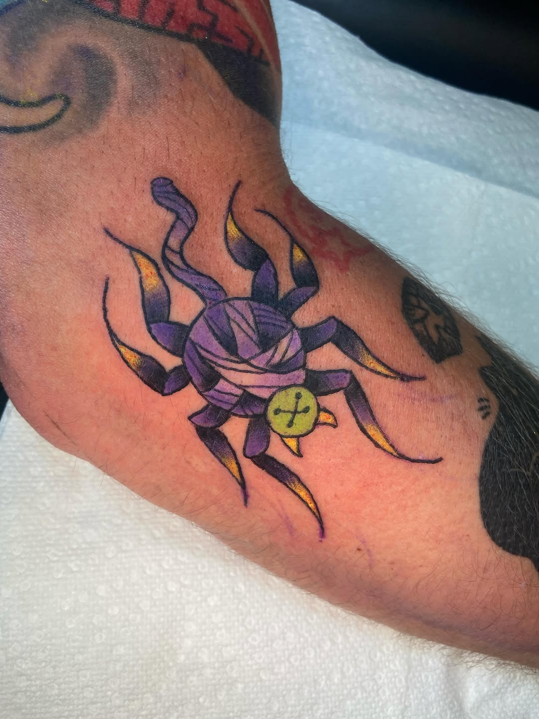Tattoo by @cam.feraltattoos — illustrative, new_school