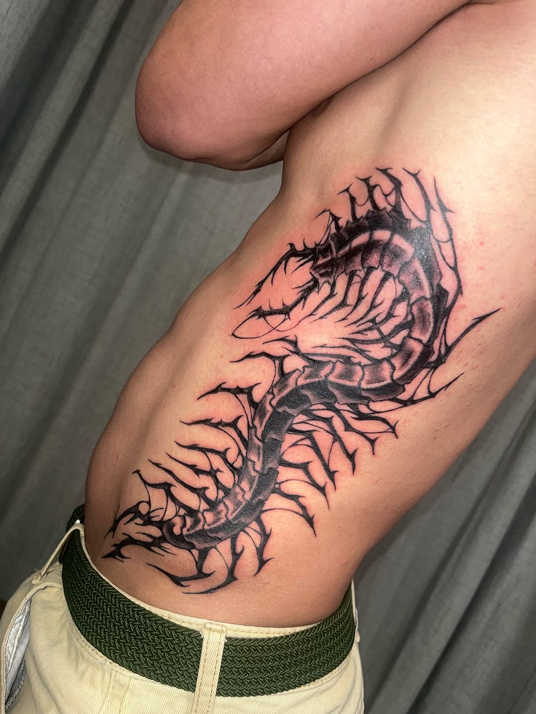 Tattoo by @michelleyoon_ttt — blackwork, dark_realism